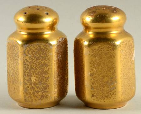 Plain Encrusted Salt & Pepper Set