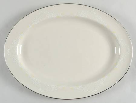 Poetry 14" Oval Serving Platter