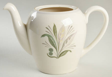 Reverie Gray (Gold Trim) Teapot No Lid