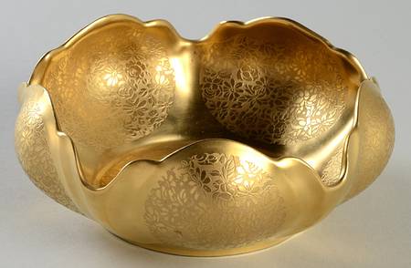 Rose and Daisy Large Tulip Bowl