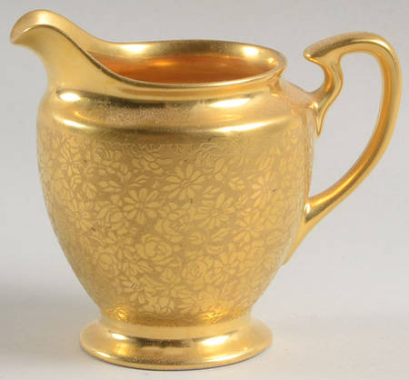 Rose and Daisy Creamer by Pickard