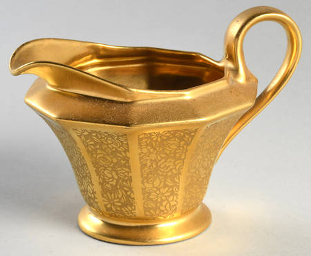 Rose and Daisy Creamer by Pickard