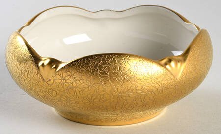 Rose and Daisy Candy Dish-Open 4"