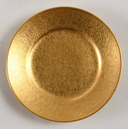 Rose and Daisy 4" Small Round Plate