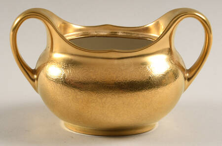 Rose and Daisy Sugar Bowl No Lid