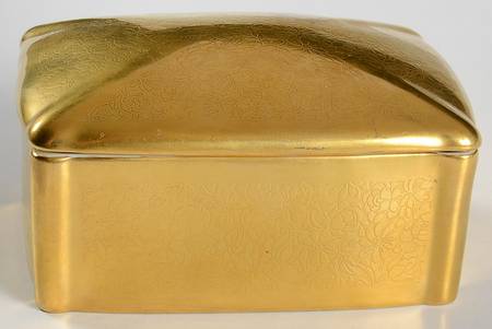 Rose and Daisy Rectangular Box with Lid
