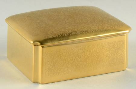 Rose and Daisy 4" Rectangular Box & Lid