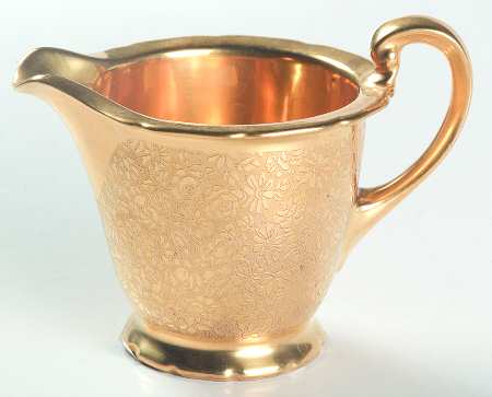 Rose and Daisy Creamer by Pickard