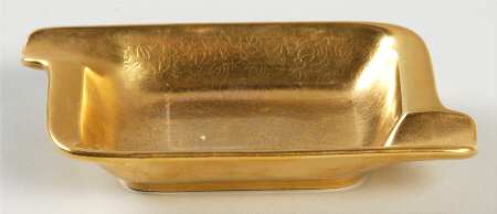 Rose and Daisy 4" Ashtray