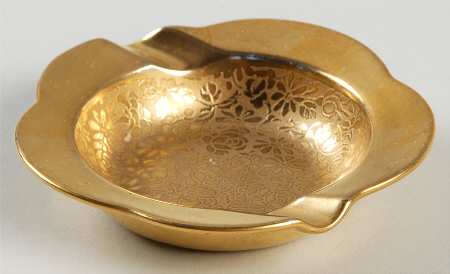 Rose and Daisy 3" Ashtray