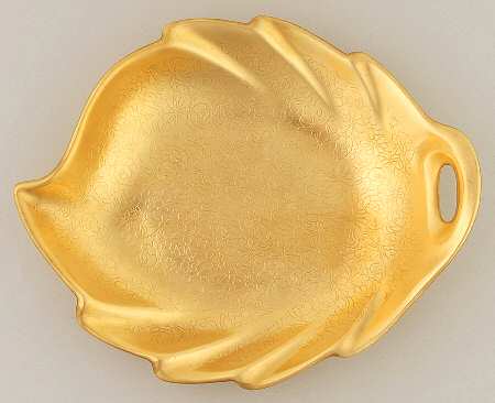 Rose and Daisy 6" Leaf Dish