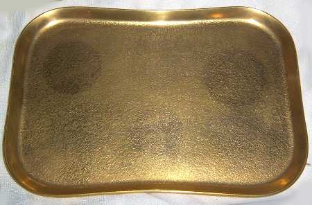 Rose and Daisy Rectangular Tray 11"