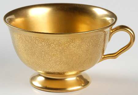 Rose and Daisy Footed Cup