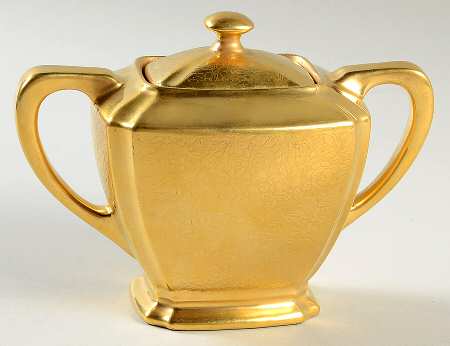 Rose and Daisy Sugar Bowl & Lid by Pickard