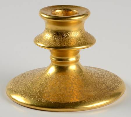 Rose and Daisy 3" Candlesticks by Pickard