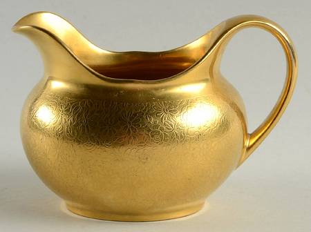 Rose and Daisy Creamer by Pickard