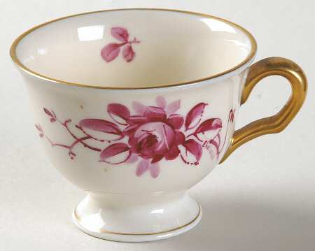 Rosa (Crimson) Footed Demitasse Cup