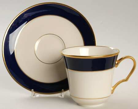 Royale Flat Cup & Saucer Set
