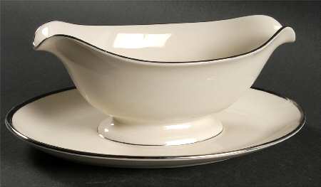 Sheffield Gravy Boat with Attached Underplate