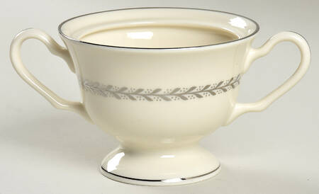 Silver Wreath Sugar Bowl No Lid