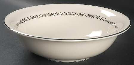 Silver Wreath 9" Round Vegetable Bowl