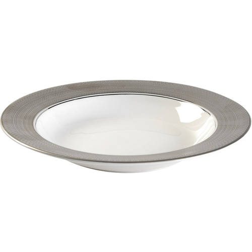 St Moritz (Ivory Background) Large Rim Soup Bowl
