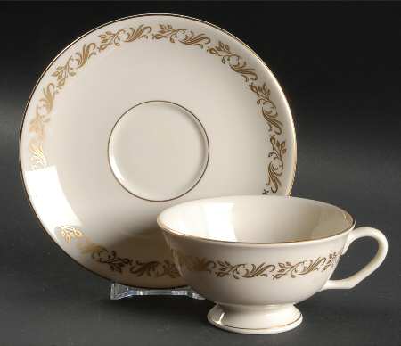 Sweetbrier Footed Cup & Saucer Set