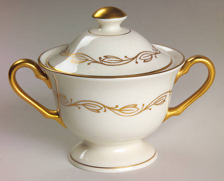 Symphony Ivory Sugar Bowl & Lid
