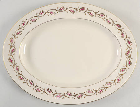Symphony Red 15" Oval Serving Platter