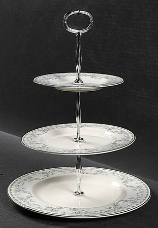 Tara 13 7/8"-14 1/4" 3-Tiered Serving Tray(DP,SP,BB) HC