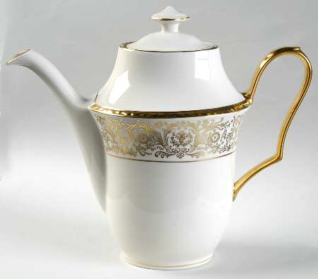 Tiara Gold Tea/Coffee Pot & Lid