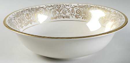Tiara Gold 9" Round Vegetable Bowl