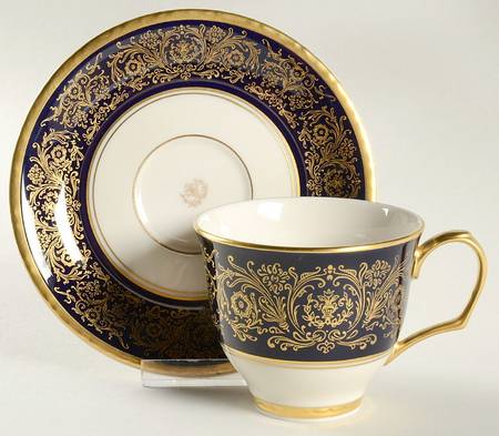 Tiara Royale Flat Cup & Saucer Set