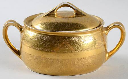 Trailing Vine Sugar Bowl & Lid