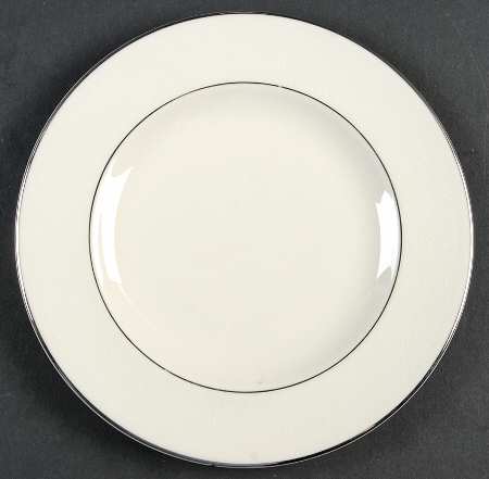 Venetia (Cream, Thin Platinum Trim) Bread & Butter Plate