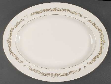 Victoria 15" Oval Serving Platter