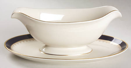 Washington Gravy Boat with Attached Underplate