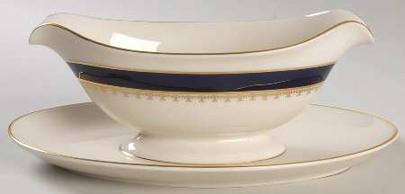 Washington Gravy Boat with Attached Underplate
