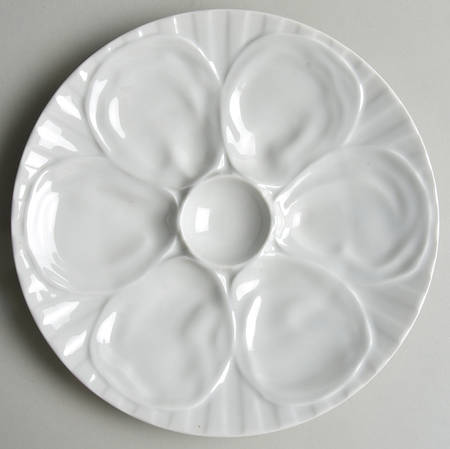 Culinaire White Oyster Plate