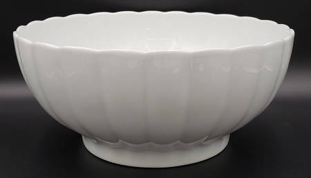 Culinaire White 13" Large Salad Serving Bowl