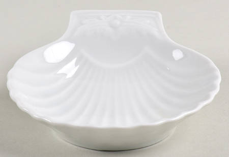 Culinaire White 4" Shell Shaped Dish