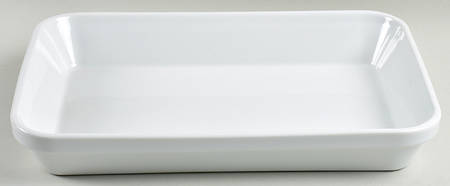 Culinaire White 14" Rectangular Roaster