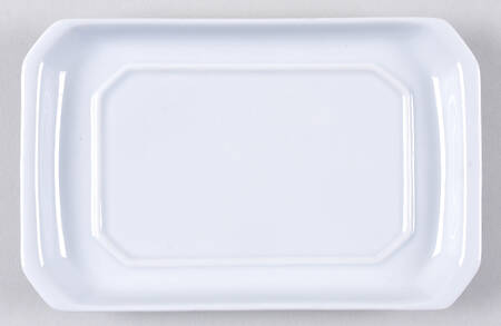 Culinaire White 1/2 Pound Butter Dish No Lid