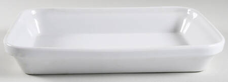 Culinaire White 14" Rectangular Roaster