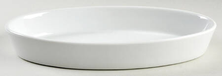 Culinaire White 11" Oval Baker by Pillivuyt
