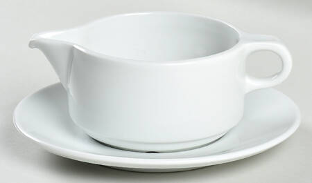 Culinaire White Gravy Boat & Underplate