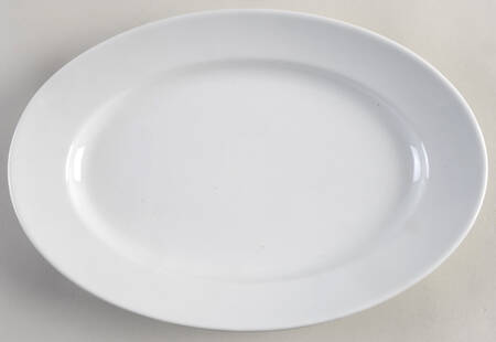 Culinaire White 12" Oval Serving Platter by Pillivuyt