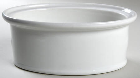 Culinaire White 9" Oval Casserole No Lid