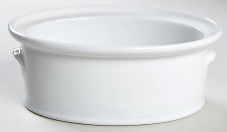 Culinaire White 1.5 Pint Oval Covered Casserole No Lid