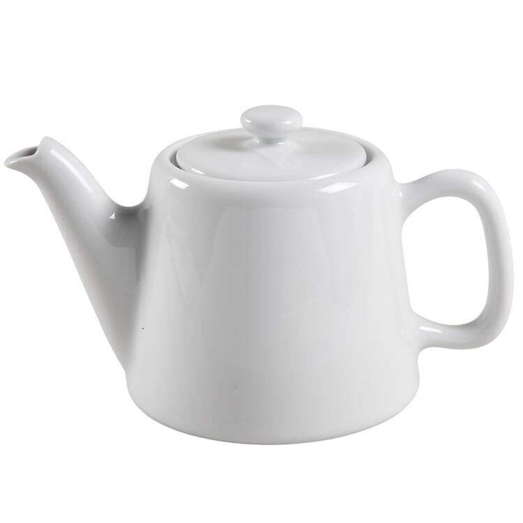 Culinaire White Teapot & Lid by Pillivuyt